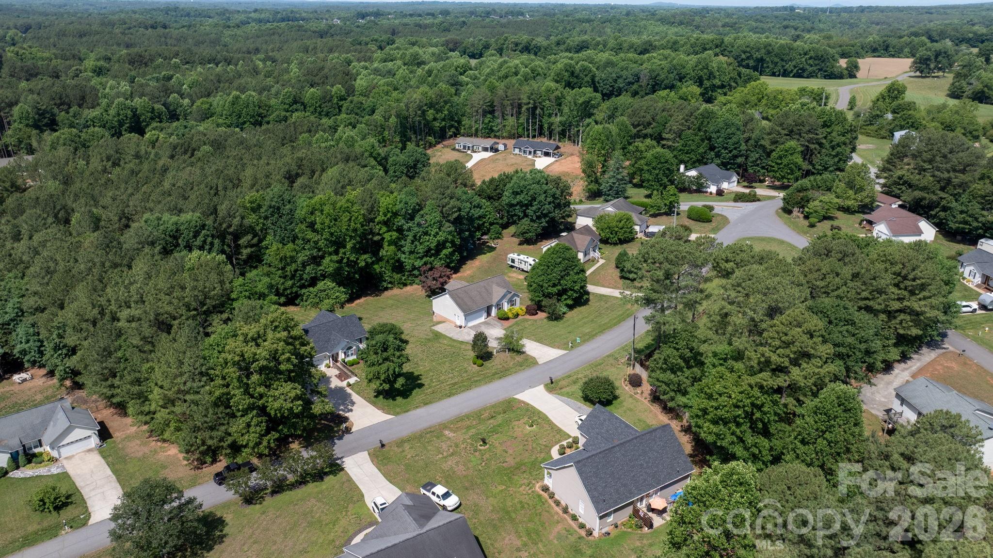 4967 Addison Lane Hickory, NC 28601 - Photo 41 of 43 an aerial view of residential house with outdoor space