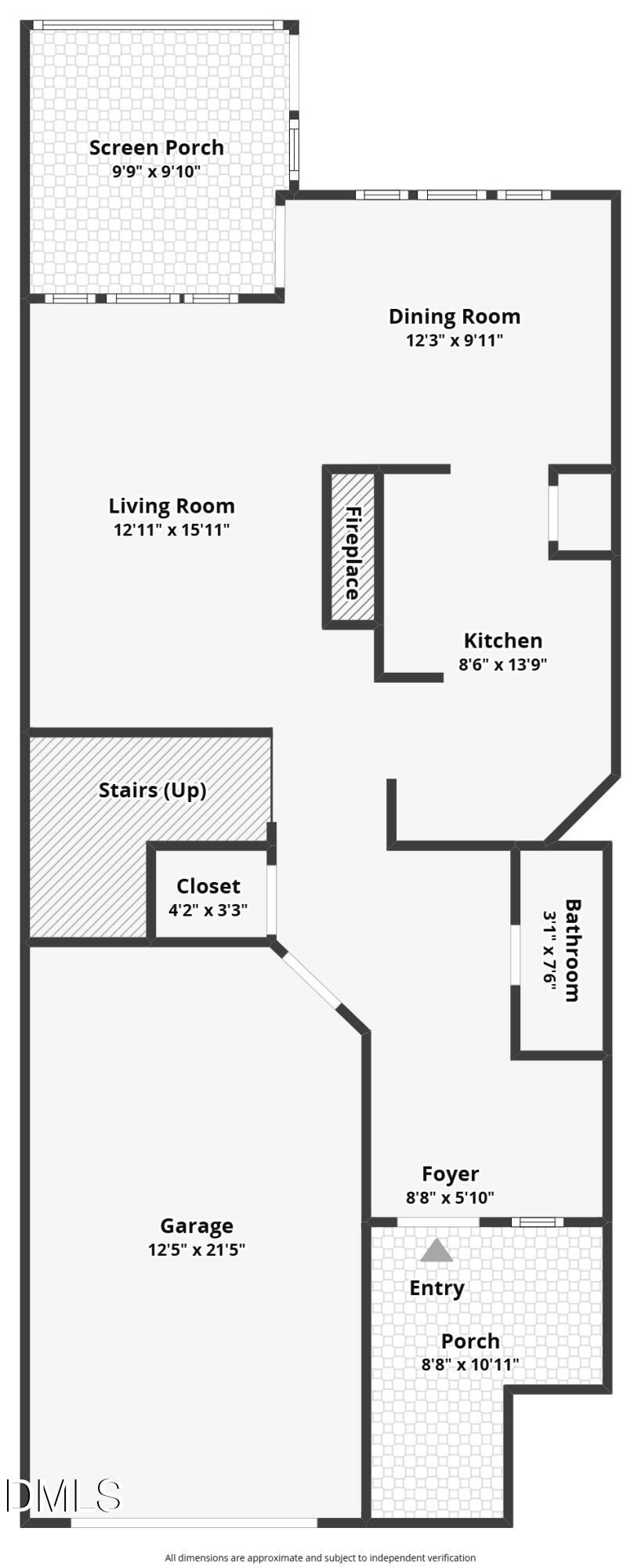 9105 Wooden Road Raleigh, NC 27617 - Photo 42 of 43 1st-Floor-Plan