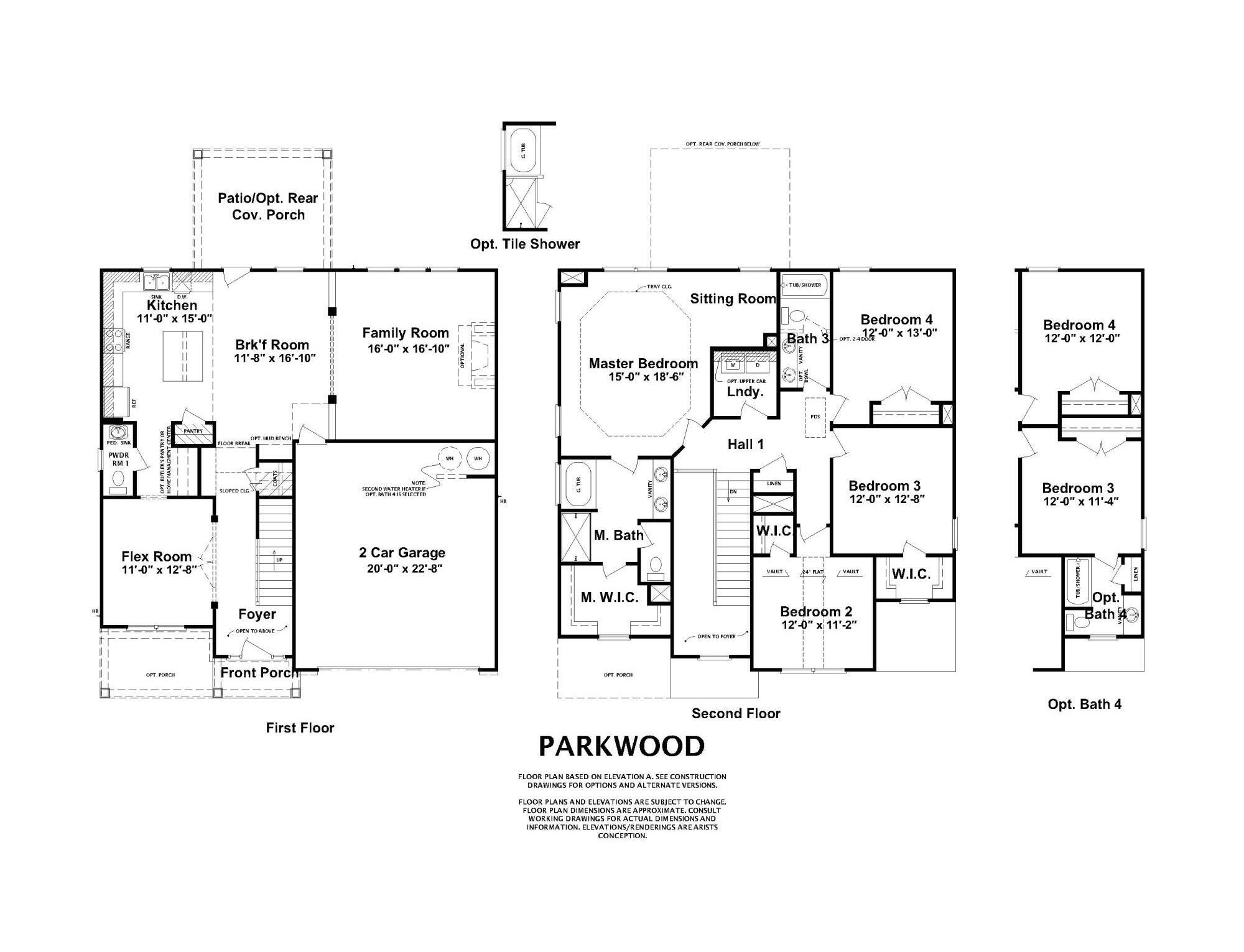 930 Walker Point Drive, Unit TP11 Grovetown, GA 30813 - Photo 33 of 36 PARKWOOD B&W FLPN