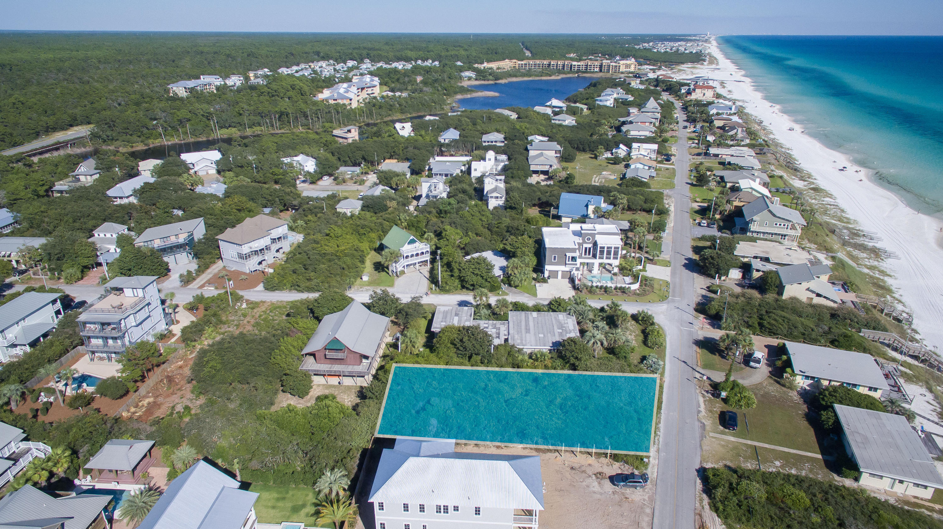 Lot 25 Blue Mountain Road Santa Rosa Beach, FL 32459 - Photo 4 of 5 an aerial view of a city
