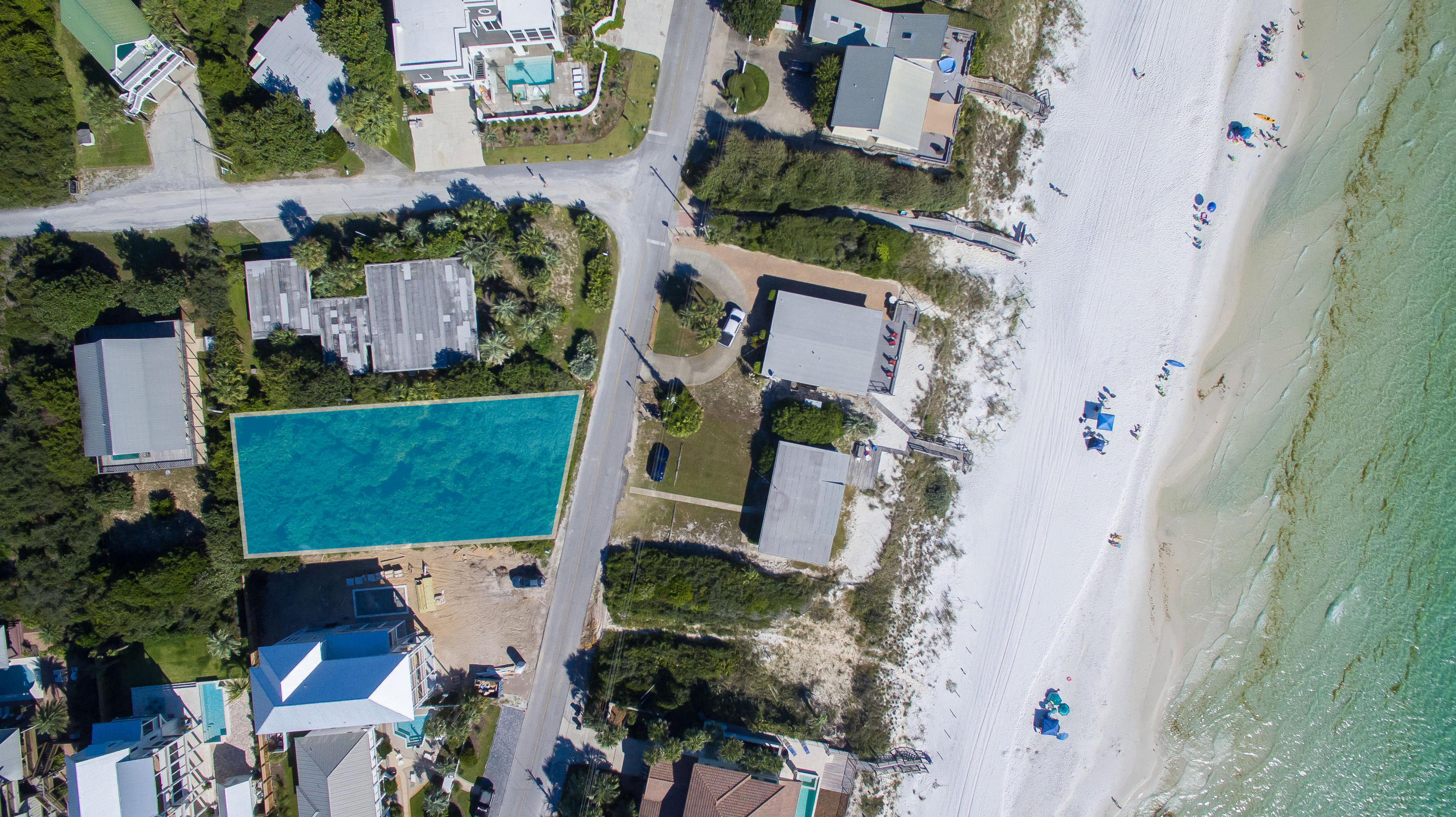 Lot 25 Blue Mountain Road Santa Rosa Beach, FL 32459 - Photo 5 of 5 an aerial view of residential houses with outdoor space