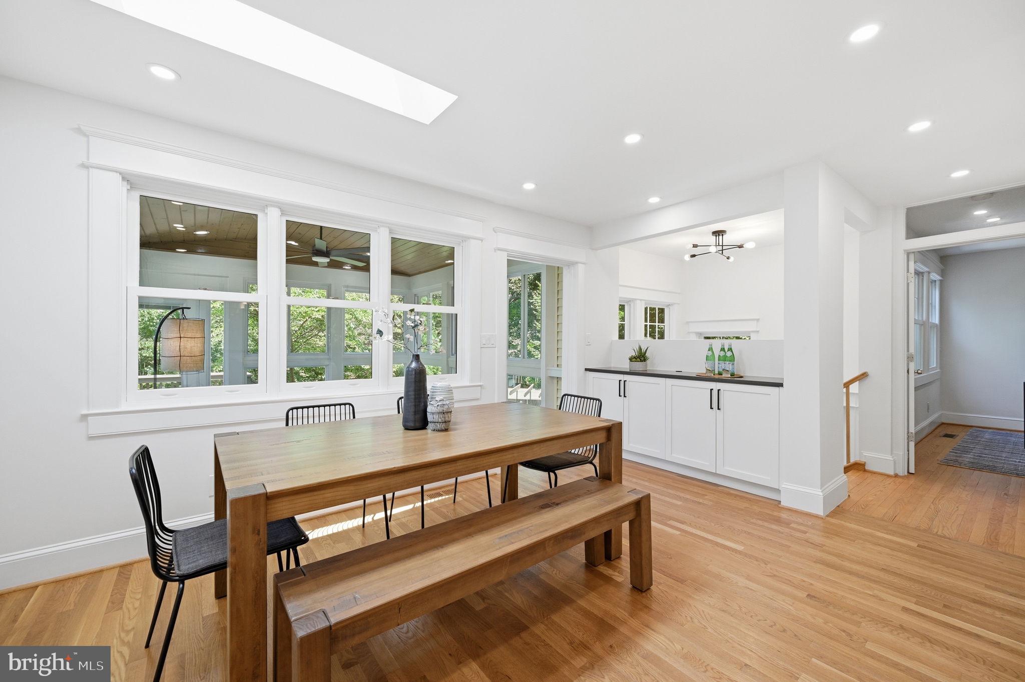 3707 Military Road Northwest Washington, DC 20015 - Photo 15 of 57 Informal dining area opens to family room