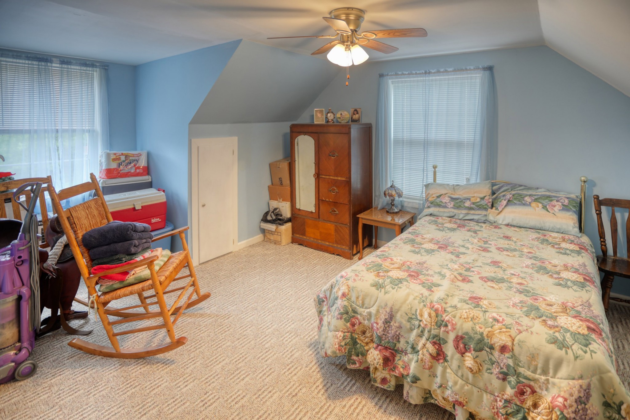 2838 New Roe Road Adolphus, KY 42120 - Photo 11 of 37 a bedroom with bed and a mirror