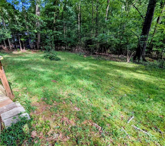 a house view with a garden space