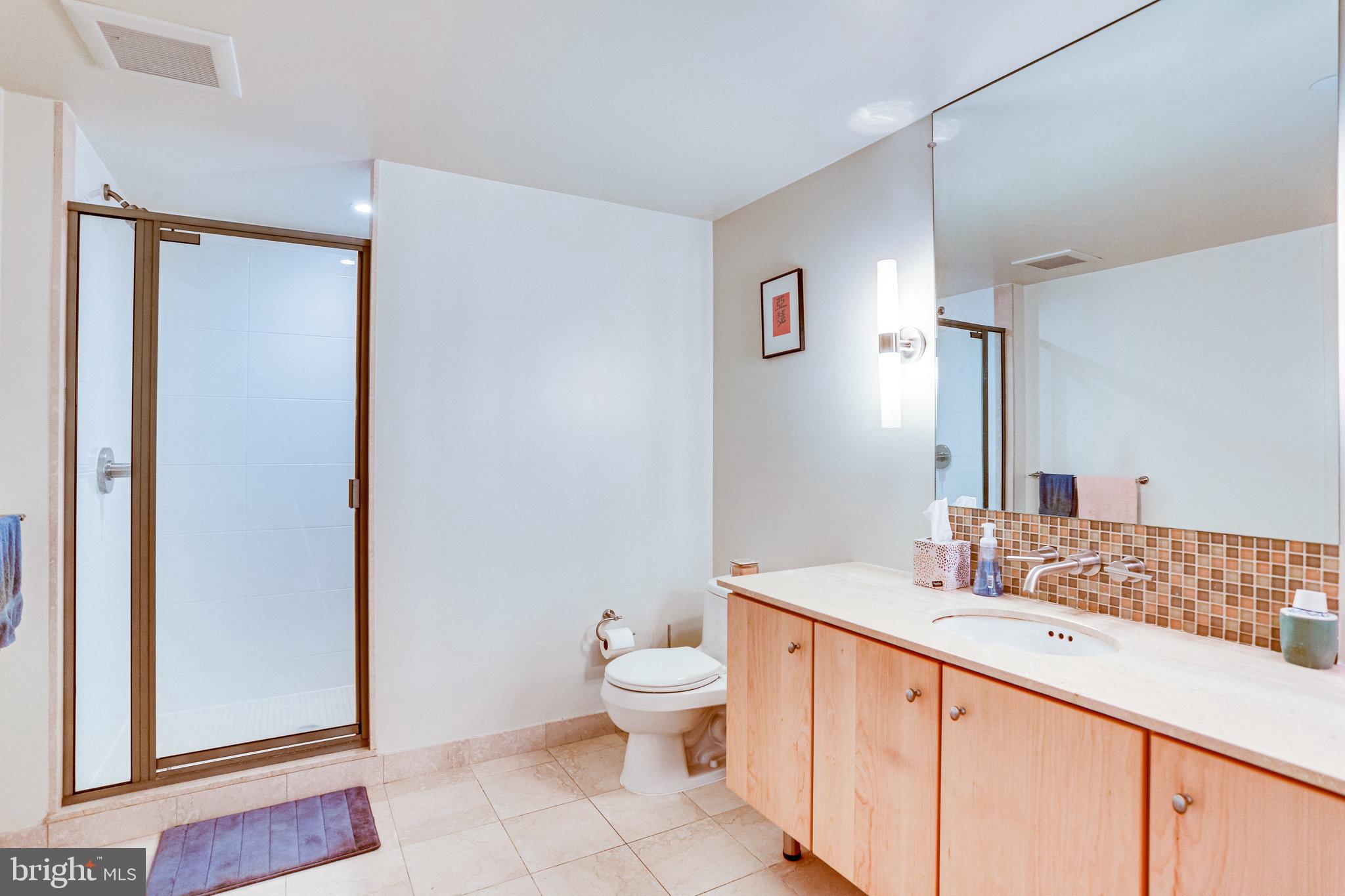 1025 First Street Southeast, Unit 801 Washington, DC 20003 - Photo 25 of 55 Large bathroom with spa-like finishes!
