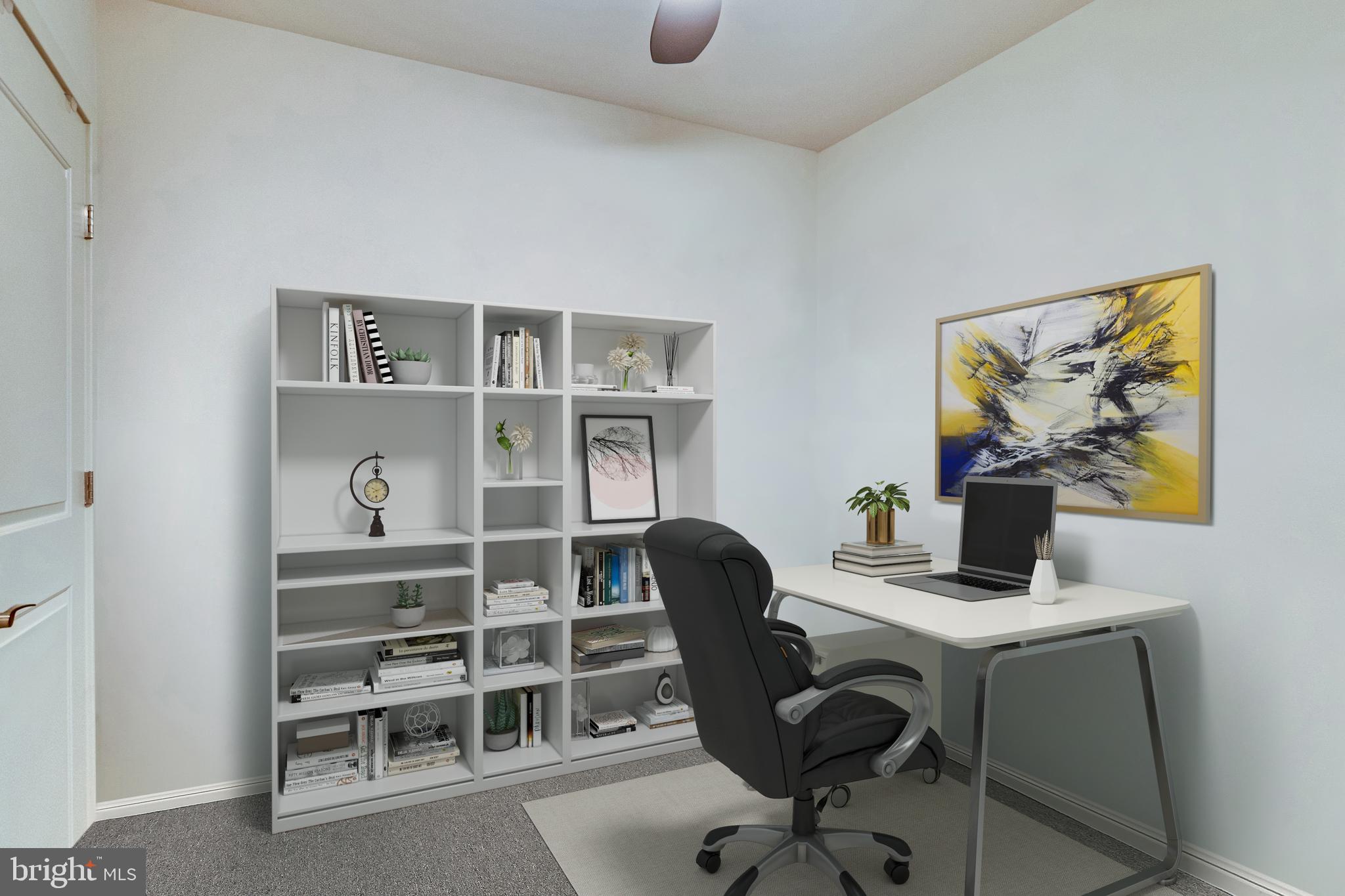 1025 First Street Southeast, Unit 801 Washington, DC 20003 - Photo 30 of 55 Den is perfect for home office (digitally staged)