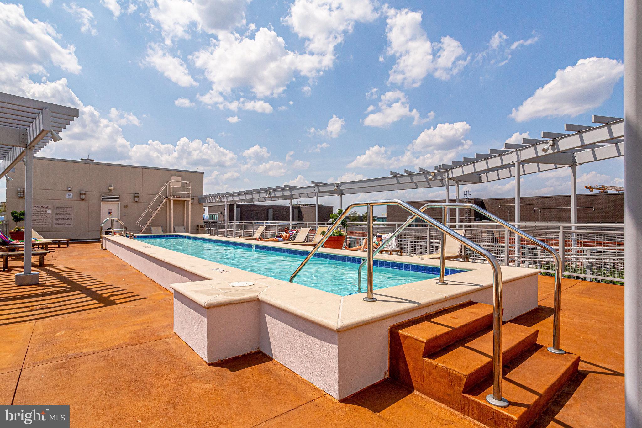 1025 First Street Southeast, Unit 801 Washington, DC 20003 - Photo 33 of 55 Rooftop pool!