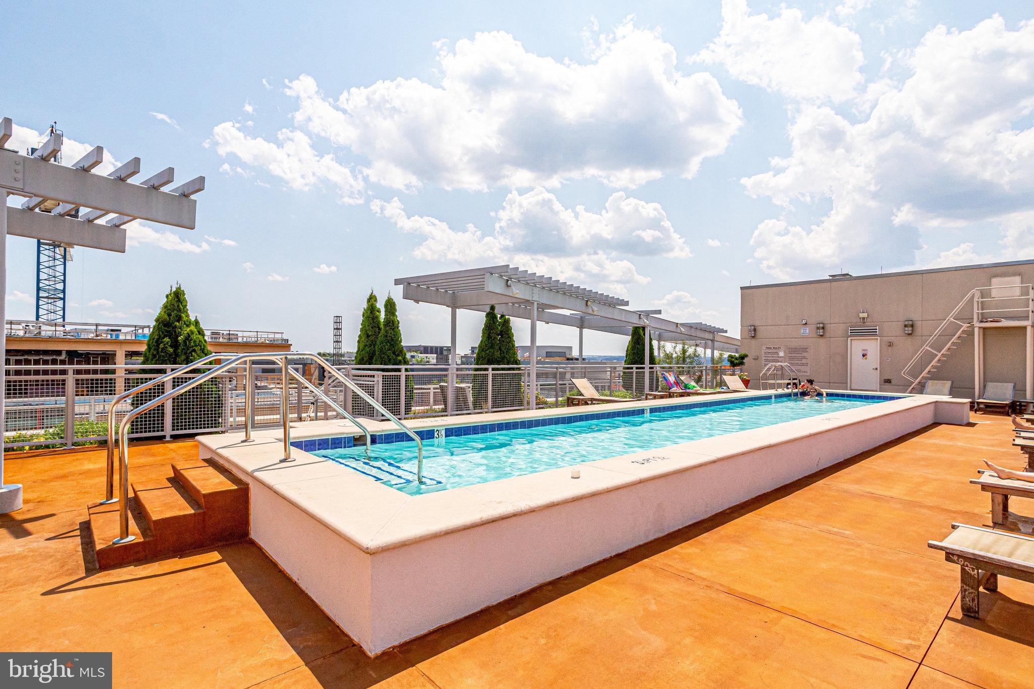 1025 First Street Southeast, Unit 801 Washington, DC 20003 - Photo 34 of 55 Rooftop pool!