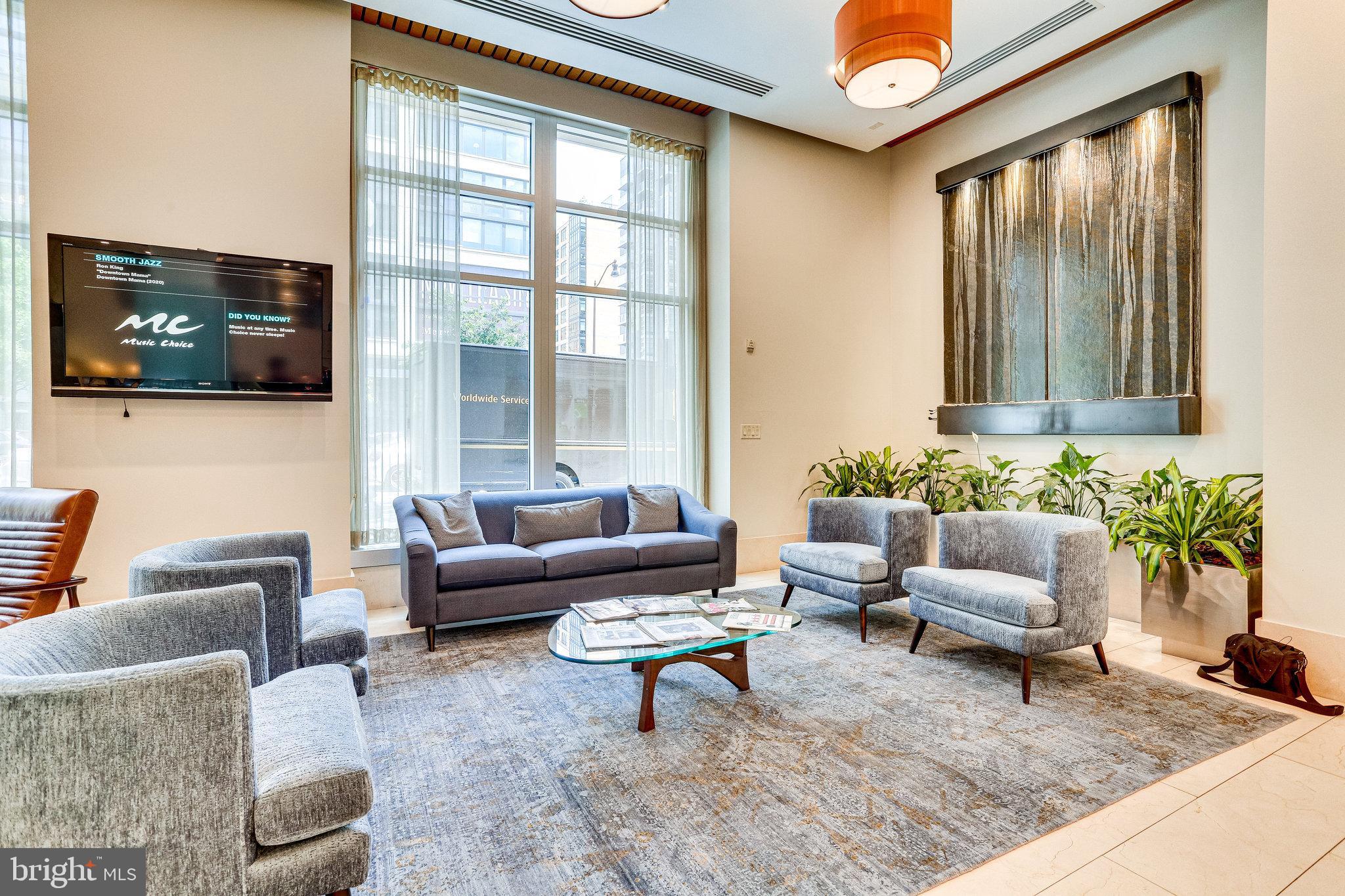 1025 First Street Southeast, Unit 801 Washington, DC 20003 - Photo 41 of 55 Lounge area in the building