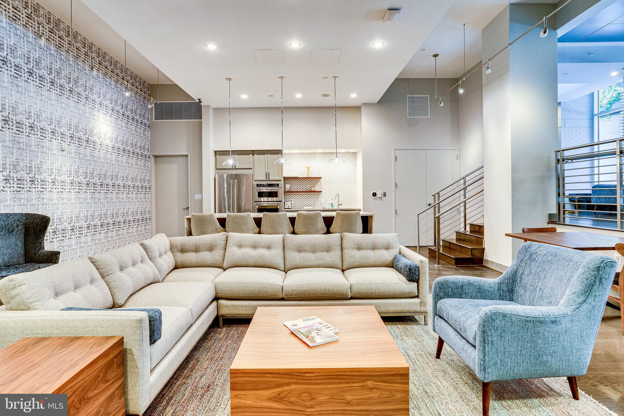 1025 First Street Southeast, Unit 801 Washington, DC 20003 - Photo 45 of 55 Lounge area in the building