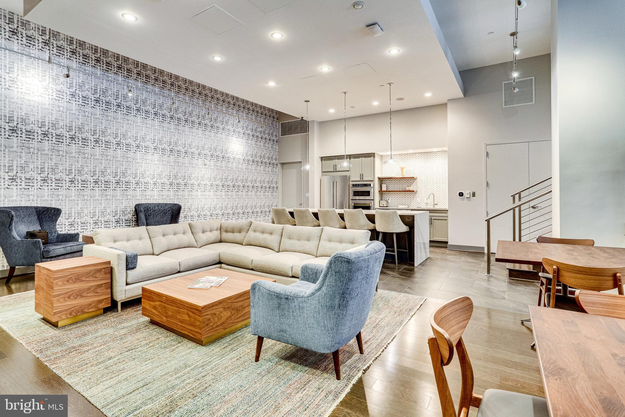 1025 First Street Southeast, Unit 801 Washington, DC 20003 - Photo 46 of 55 Lounge area in the building