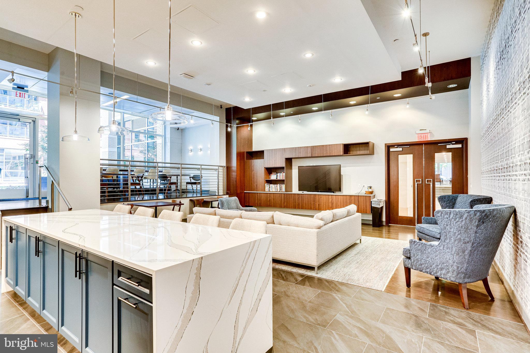 1025 First Street Southeast, Unit 801 Washington, DC 20003 - Photo 49 of 55 Lounge area in the building