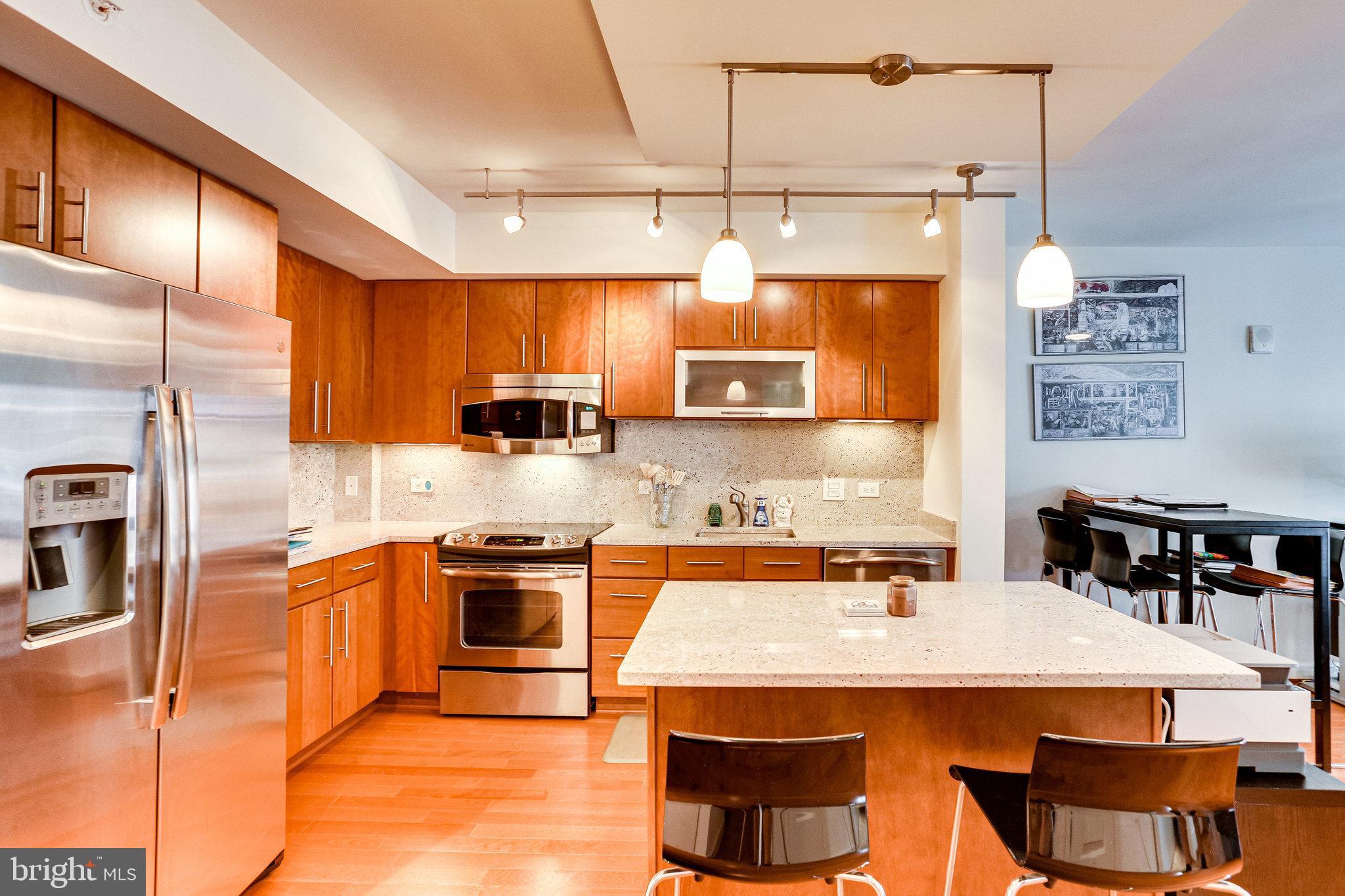 1025 First Street Southeast, Unit 801 Washington, DC 20003 - Photo 6 of 55 High-end kitchen w/ stainless and granite!