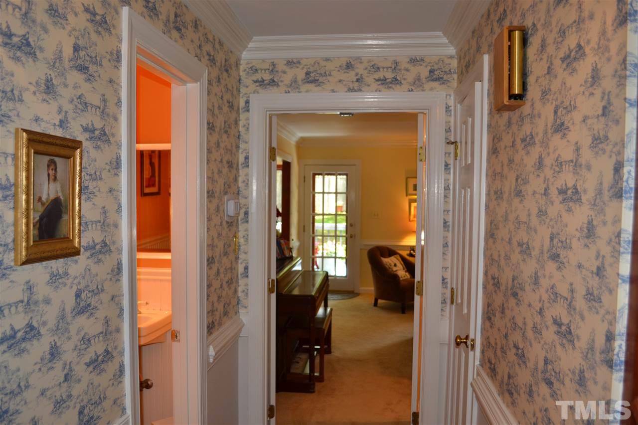 2320 Pastille Lane Raleigh, NC 27612 - Photo 5 of 25 a view of a bathroom from a hallway