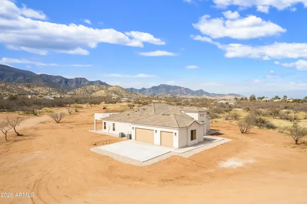 a view of a lake with a mountain