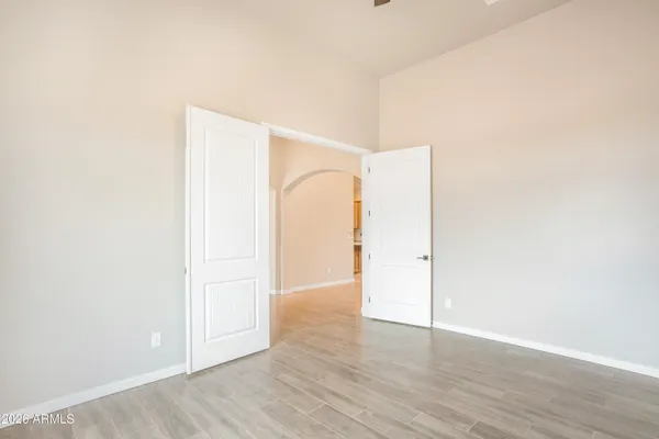 a view of an empty room