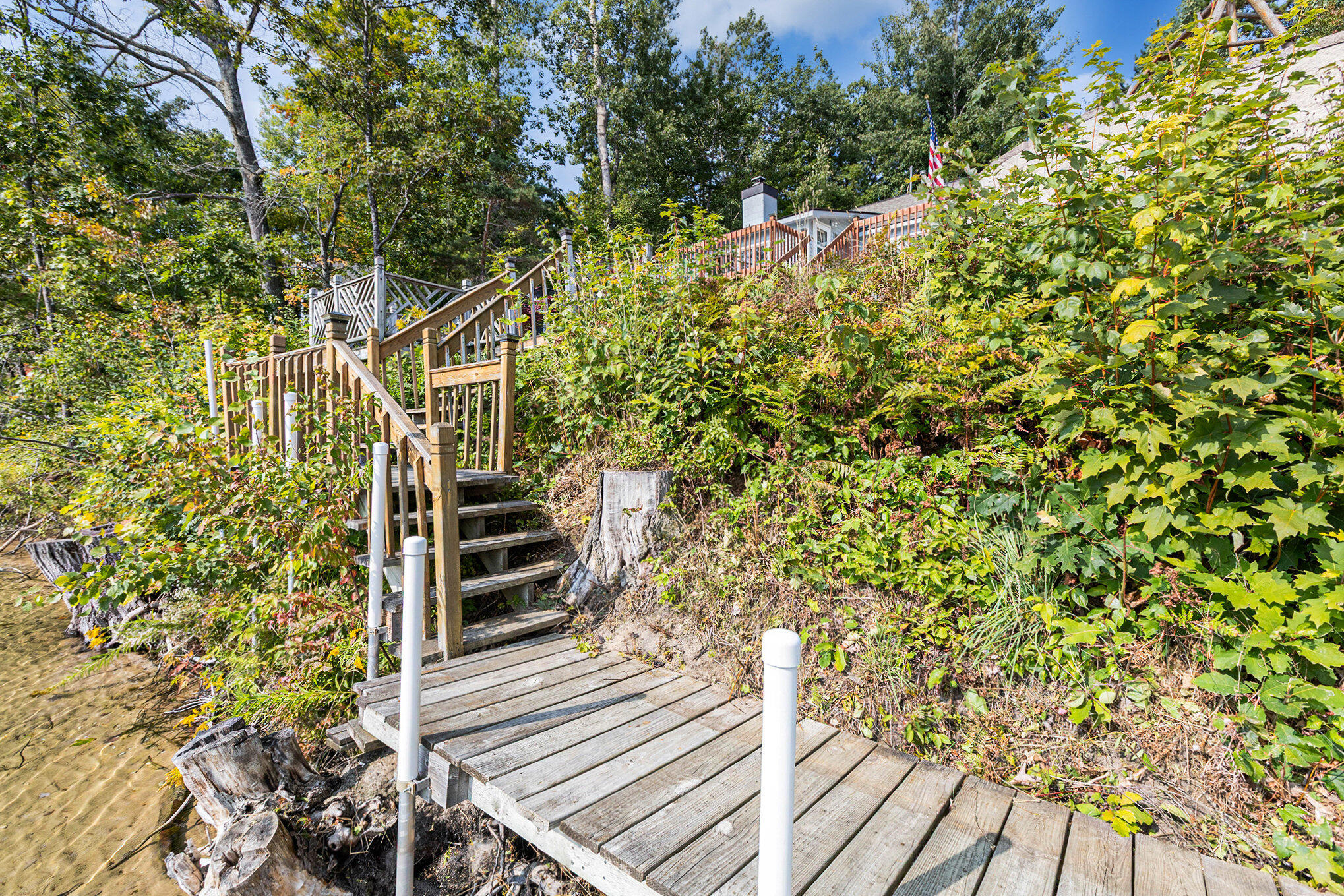 8804 Sunset Trail Road Northeast Mancelona, MI 49659 - Photo 31 of 43 Dock area