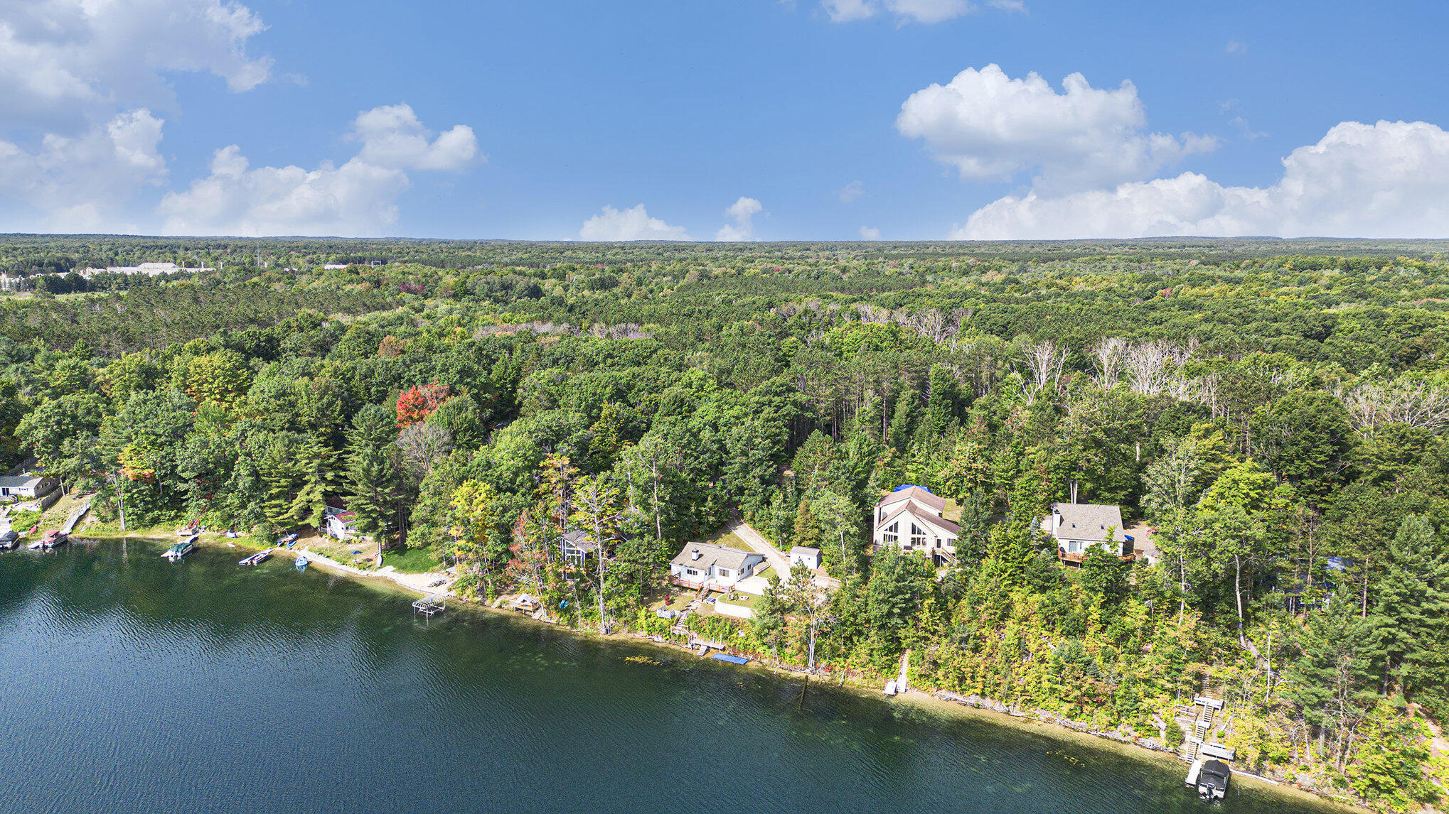 8804 Sunset Trail Road Northeast Mancelona, MI 49659 - Photo 37 of 43 Aerial View