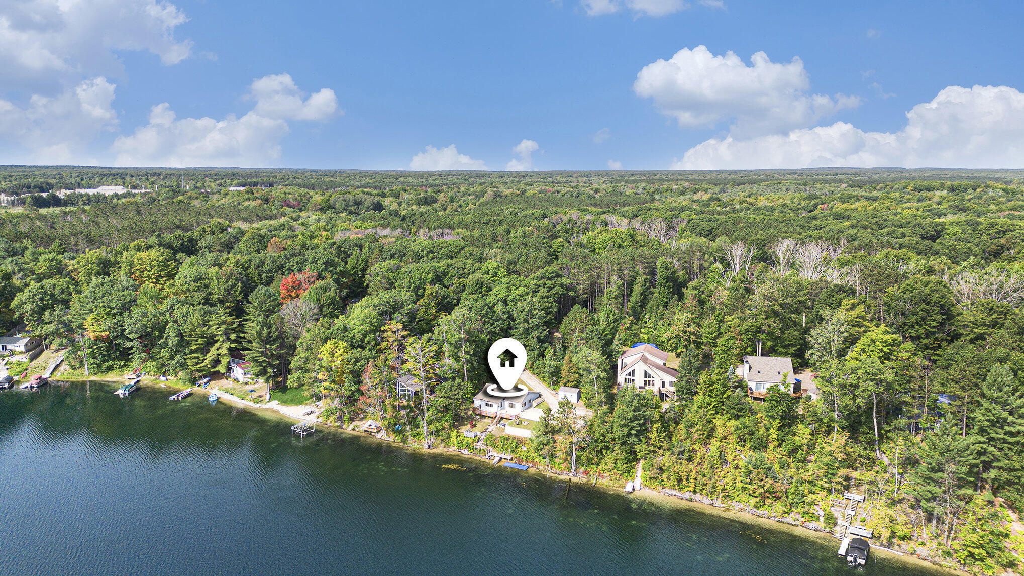 8804 Sunset Trail Road Northeast Mancelona, MI 49659 - Photo 42 of 43 Aerial View