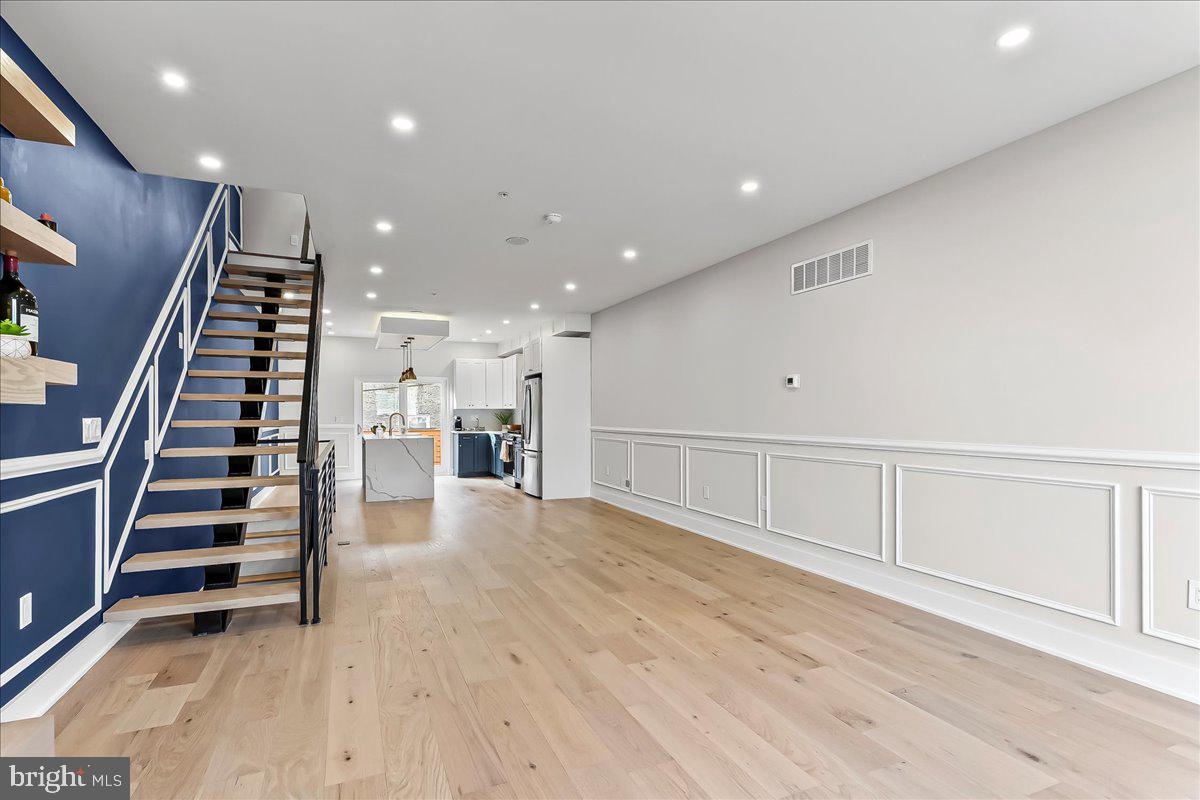 2034 Reed Street Philadelphia, PA 19146 - Photo 10 of 55 Open Plan Living Rm & Kitchen
