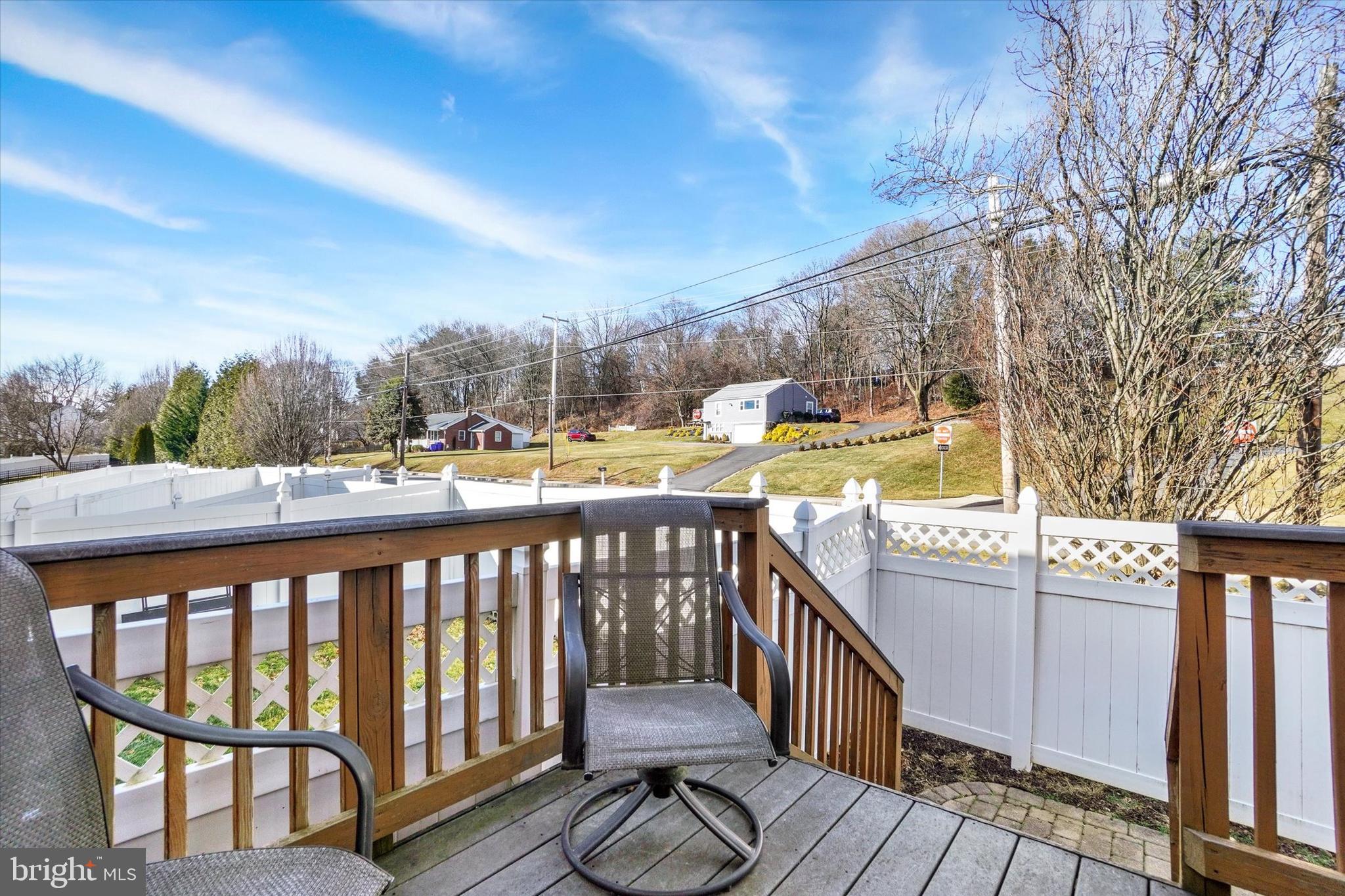 258 North Front Street New Freedom, PA 17349 - Photo 27 of 33 a view of balcony with wooden floor and fence