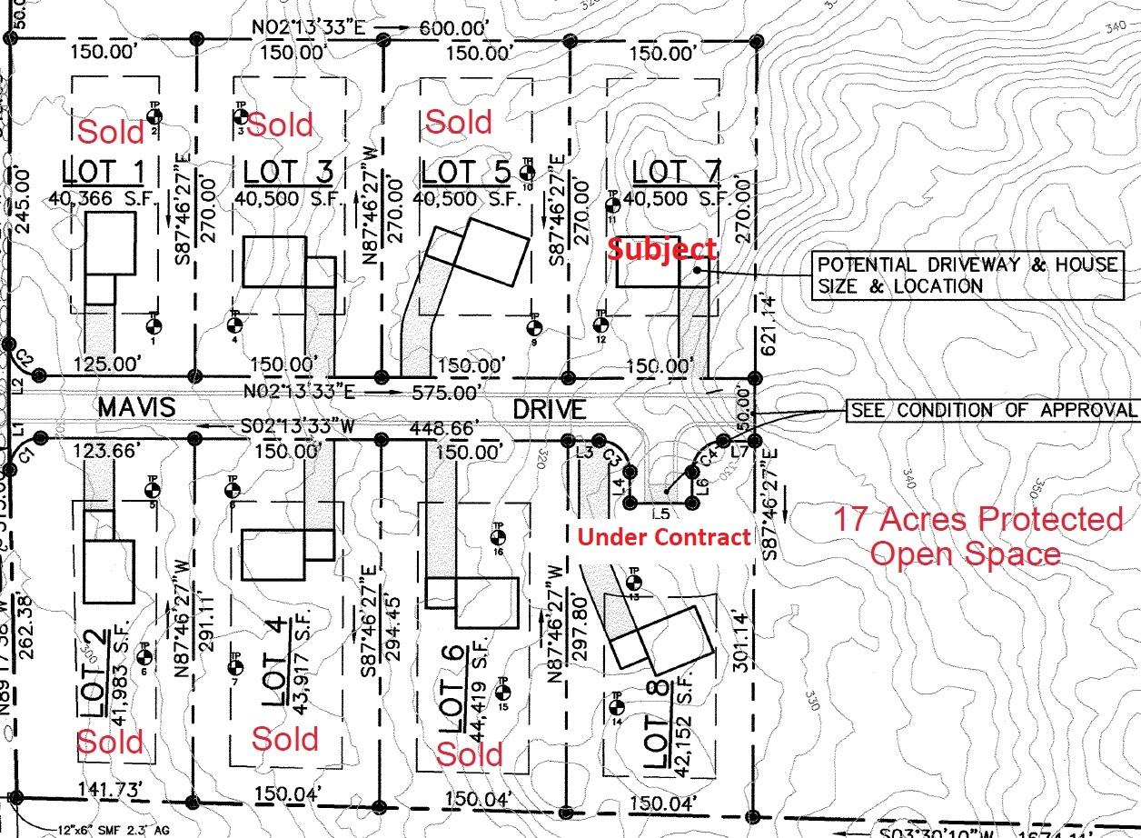 18 Mavis Road Limington, ME 04049 - Photo 21 of 21 Plot Plan For MLS