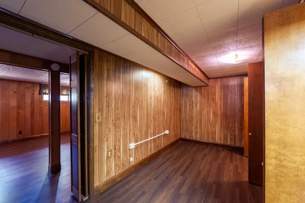 a view of storage and utility room