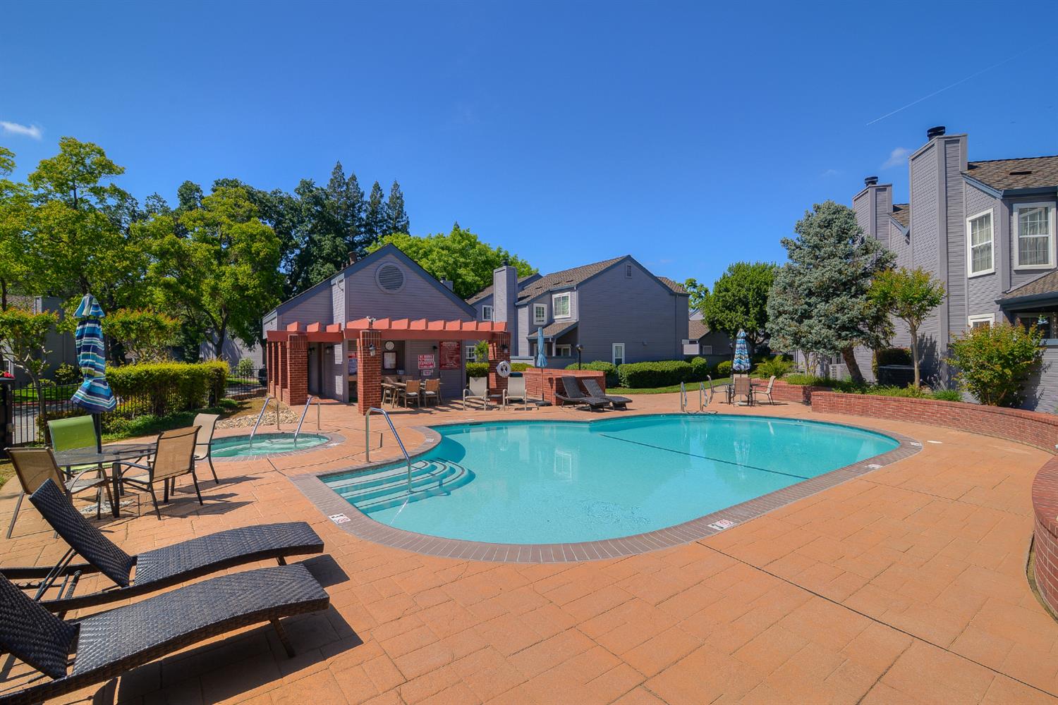 4055 Alex Lane Carmichael, CA 95608 - Photo 24 of 47 a view of a house with swimming pool and sitting area