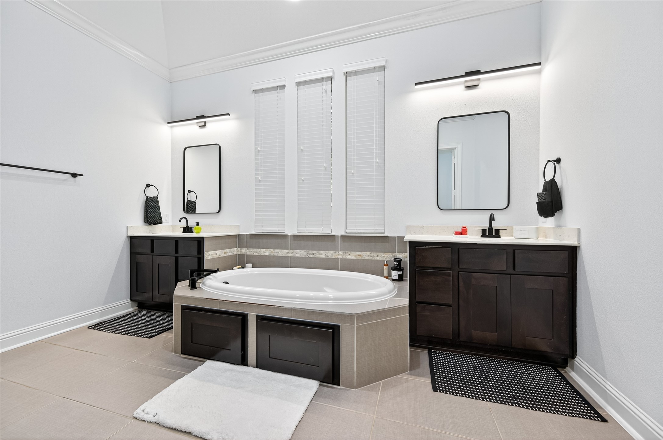 46 Sundown Ridge Place Tomball, TX 77375 - Photo 23 of 46 a bathroom with a sink vanity and mirror