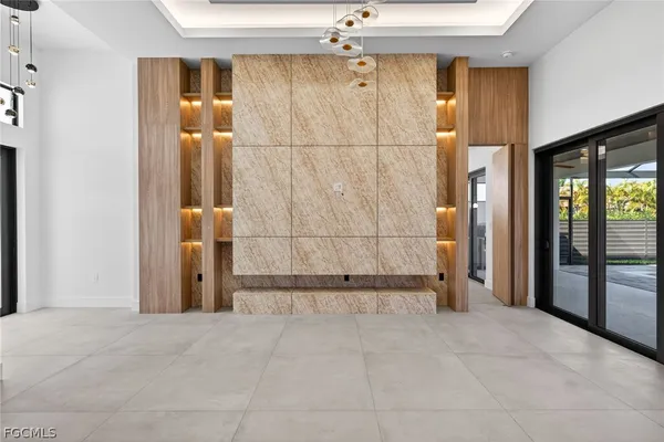 a view of a kitchen with a sink