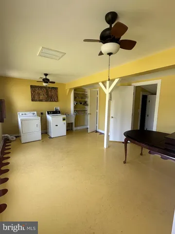 a view of an swimming pool with an ocean view