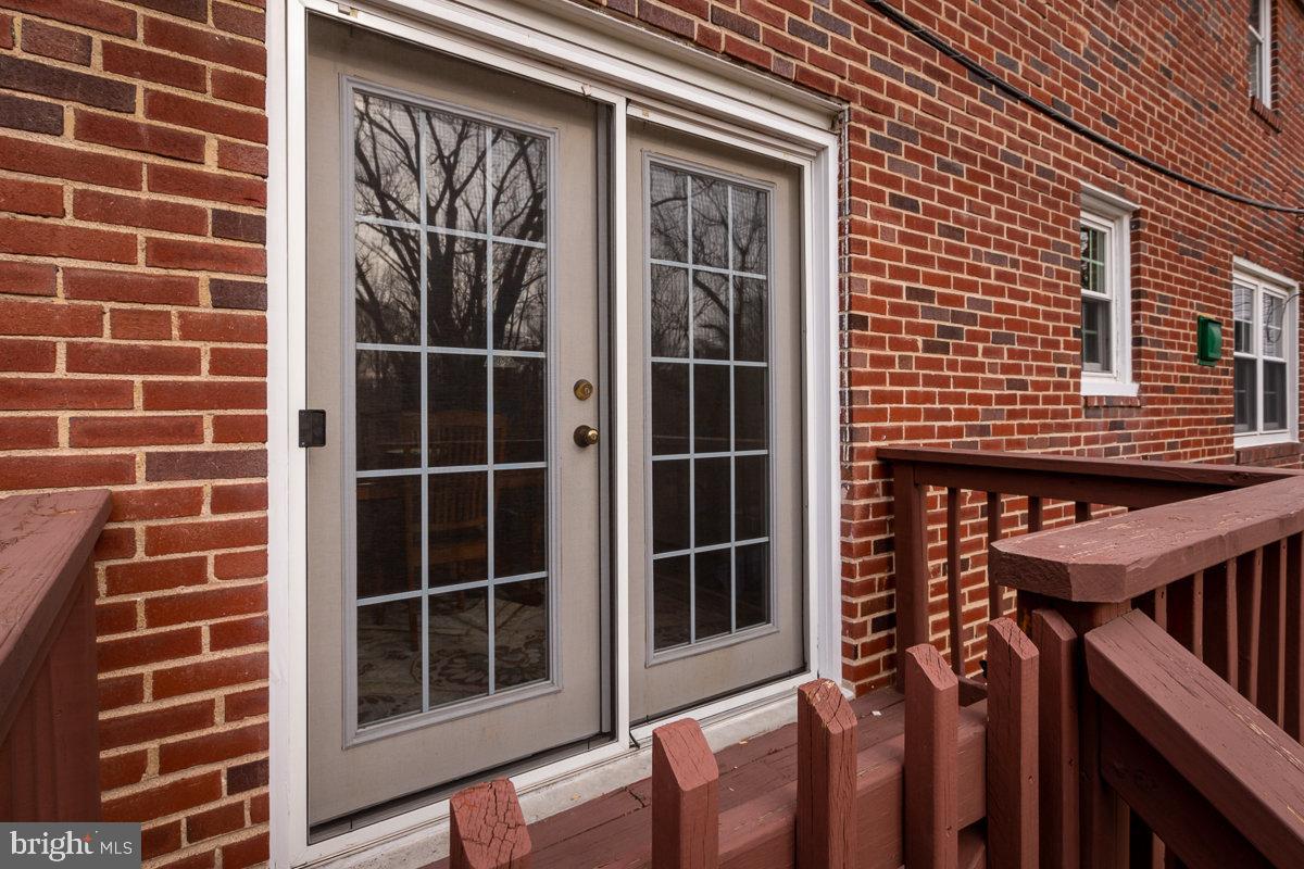1522 Brookhaven Road Wynnewood, PA 19096 - Photo 23 of 26 French Doors to Upper Deck
