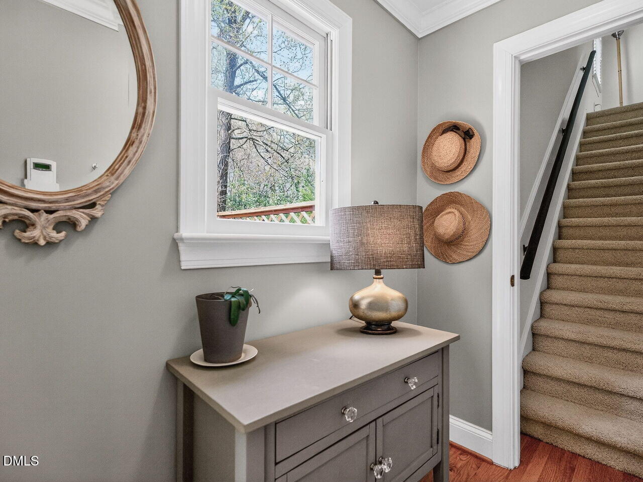 1917 Hamrick Drive Raleigh, NC 27615 - Photo 19 of 23 Mud room and back stairs
