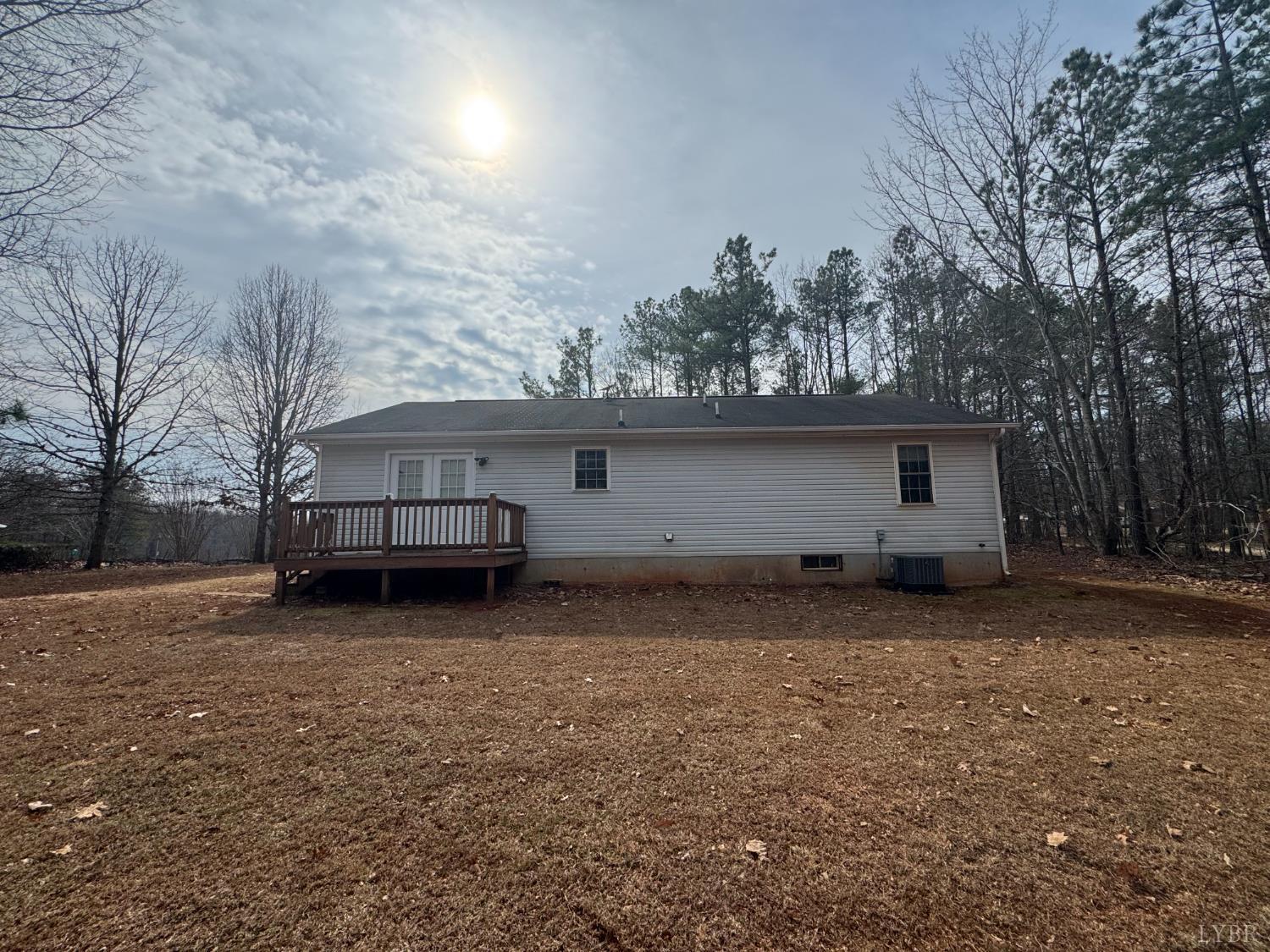 3363 Horseshoe Road Appomattox, VA 24522 - Photo 13 of 15 a view of a house with a back yard