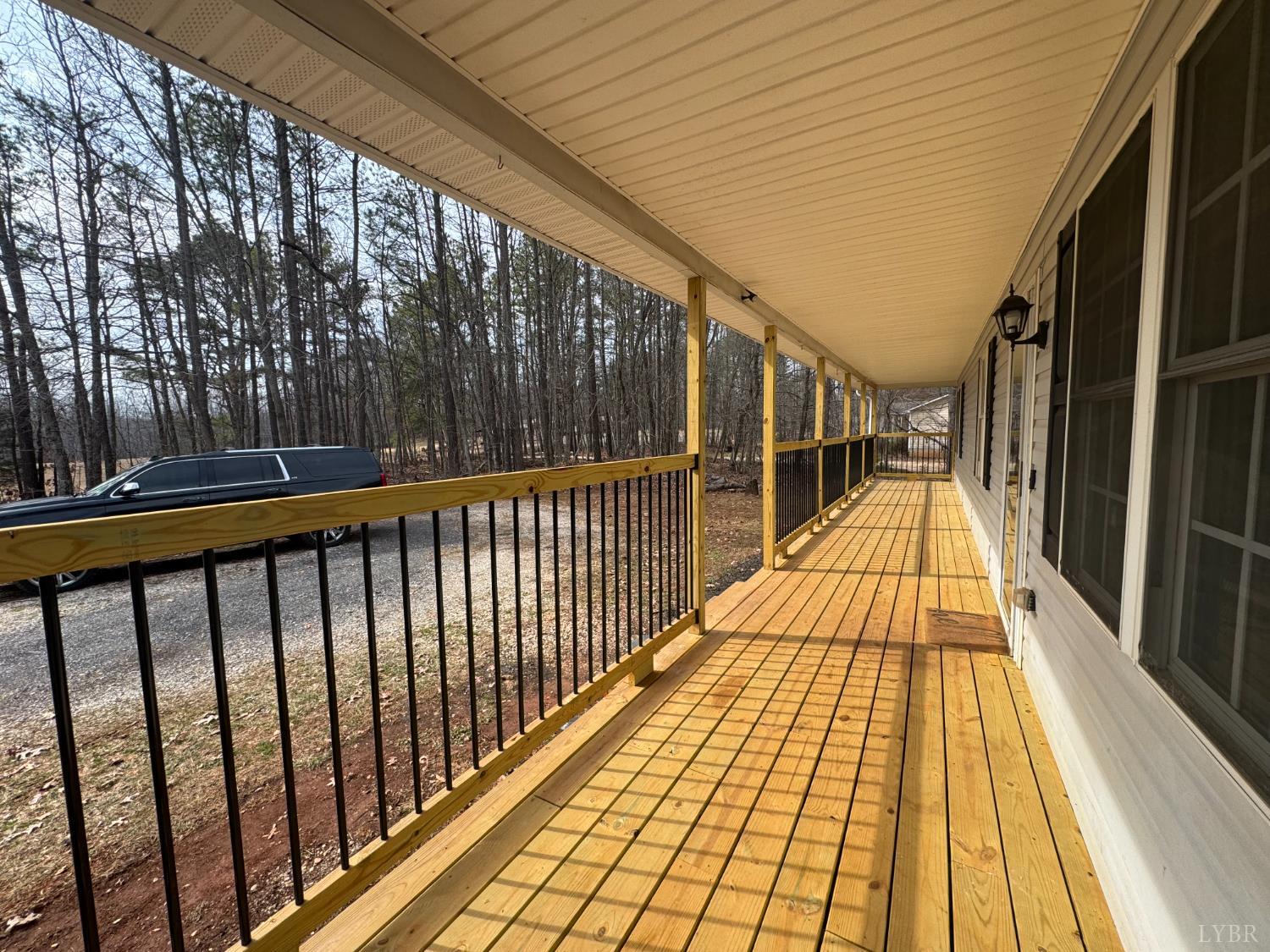 3363 Horseshoe Road Appomattox, VA 24522 - Photo 3 of 15 a view of balcony with wooden floor