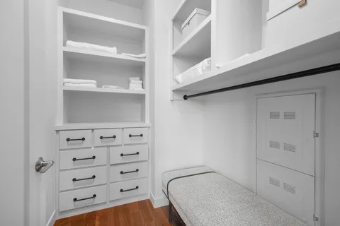 a view of walk in closet