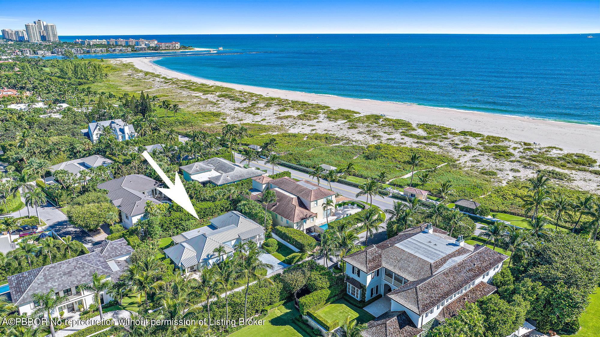 111 Reef Road Palm Beach, FL 33480 - Photo 1 of 28 an aerial view of residential houses with outdoor space and street view