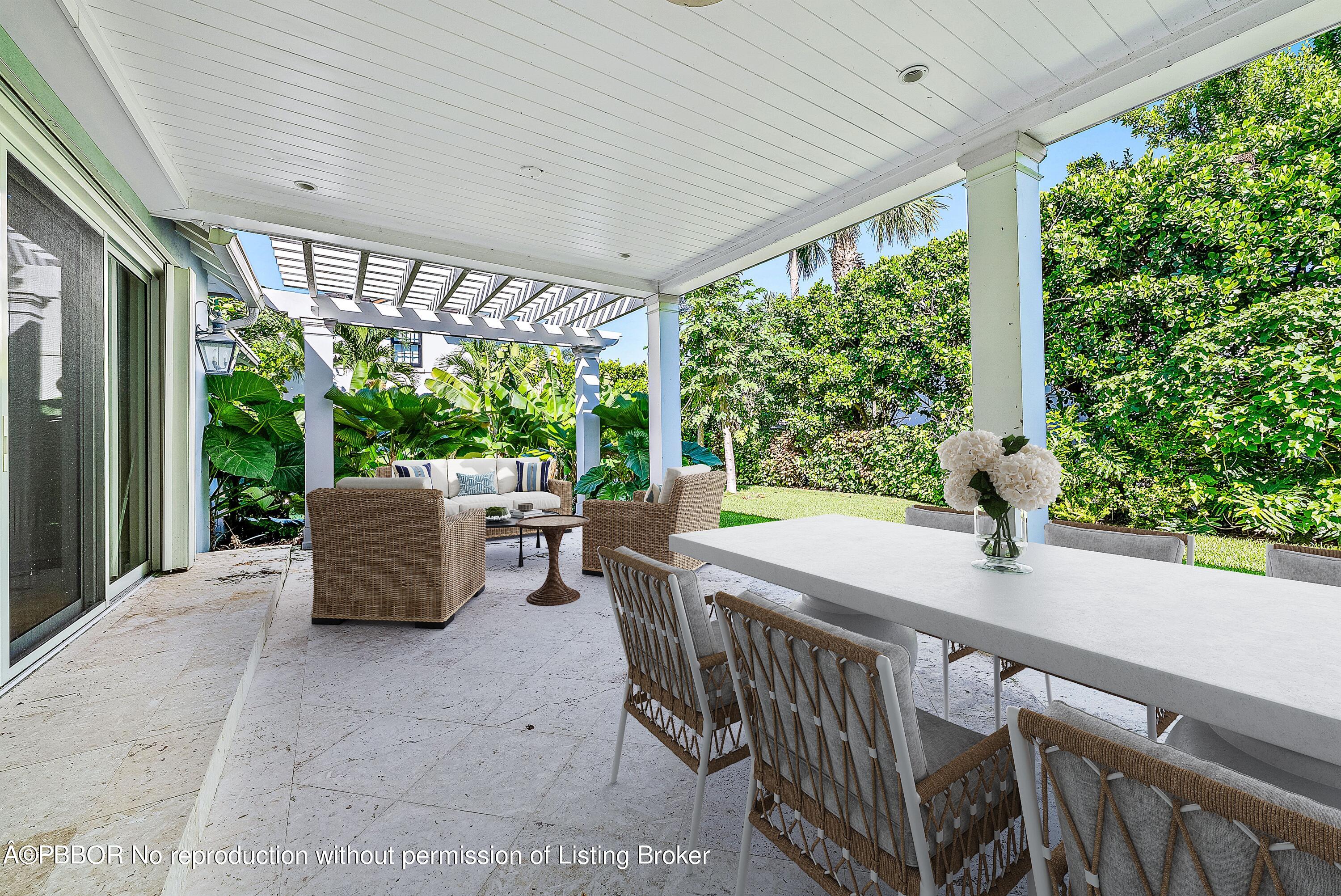 111 Reef Road Palm Beach, FL 33480 - Photo 17 of 28 a outdoor space with furniture