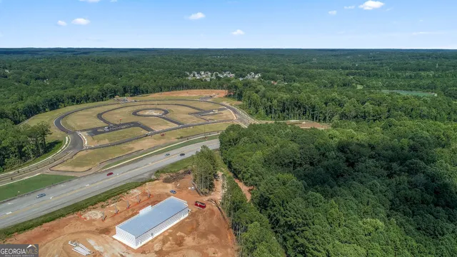 a view of a backyard with a garden