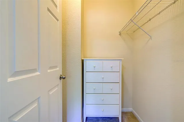 a view of walk in closet