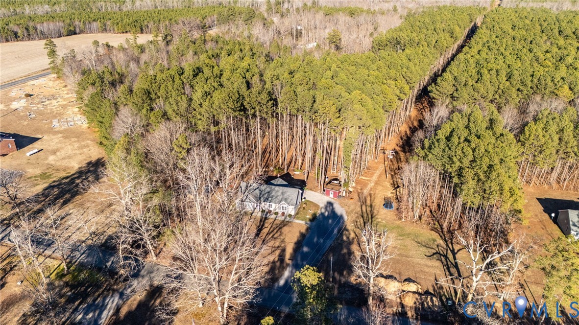 15330 Wilkinson Road Dinwiddie, VA 23841 - Photo 39 of 43 a view of a yard with plants and wooden fence