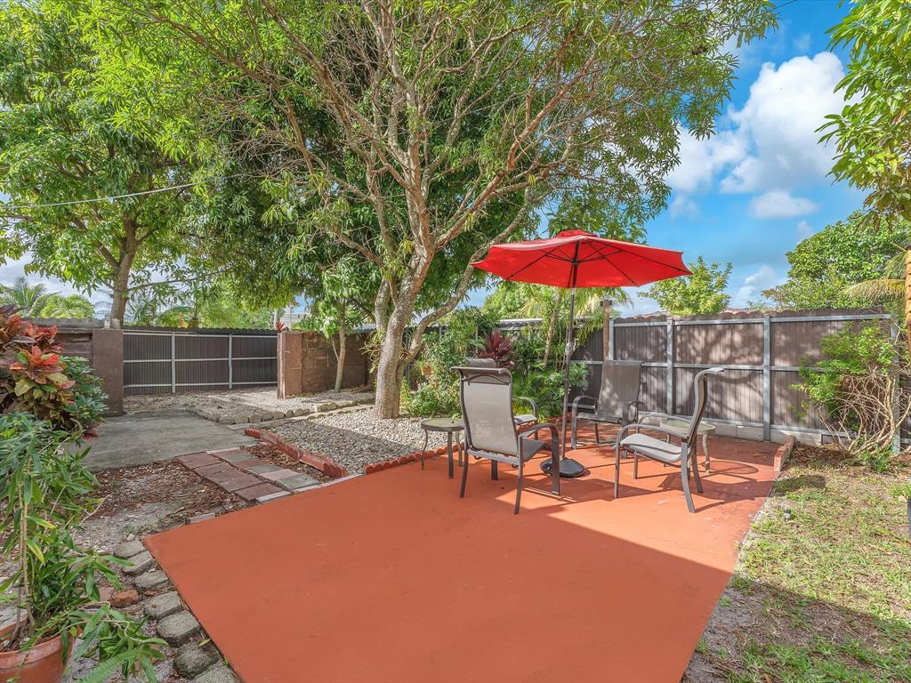 6631 Southwest 24th Street Miramar, FL 33023 - Photo 32 of 42 a view of a backyard with a patio