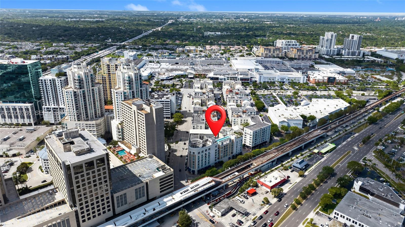 7266 Southwest 88th Street, Unit A403 Miami, FL 33156 - Photo 30 of 32 a view of city from the balcony