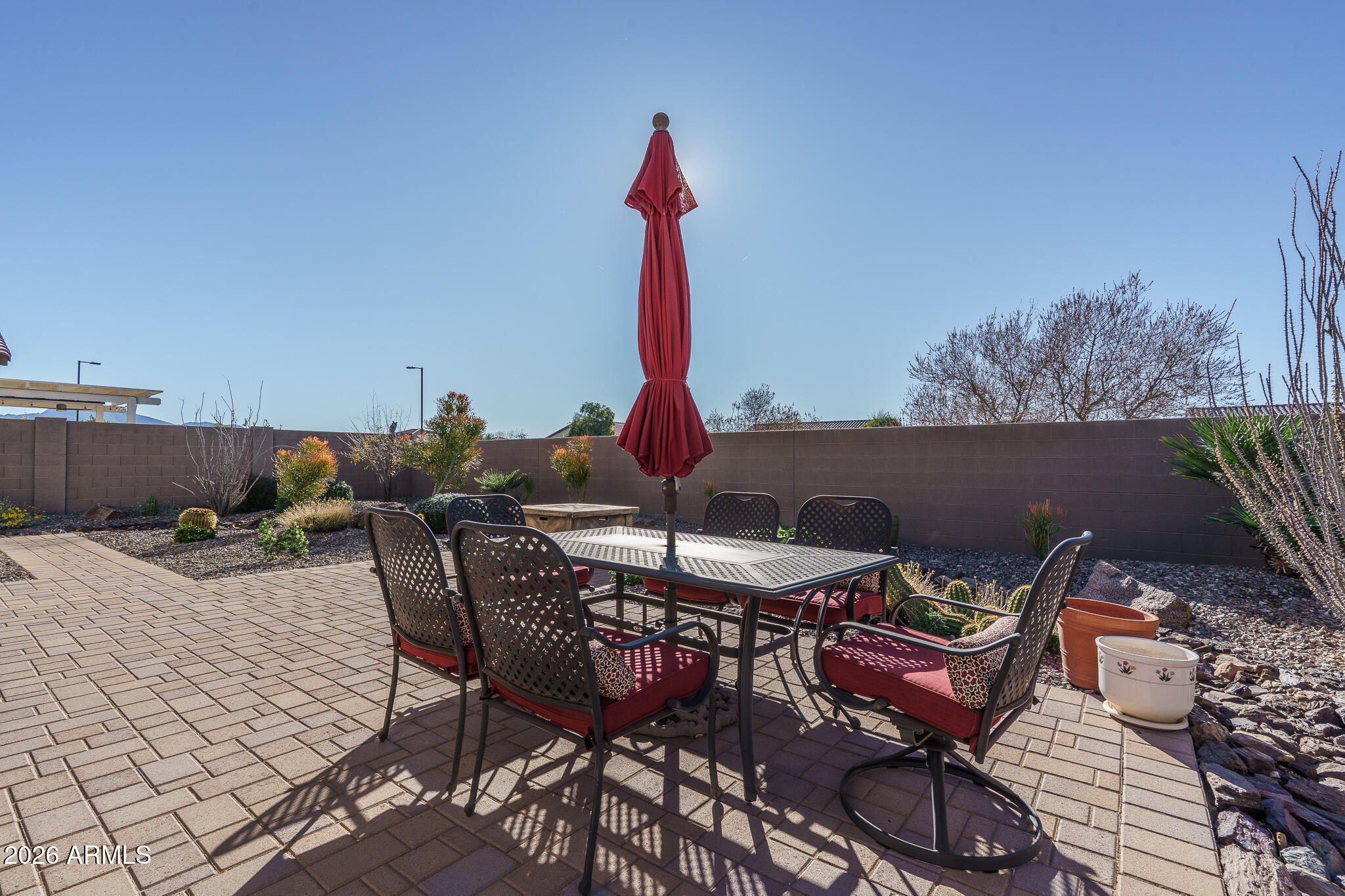 18127 West Fairview Street Goodyear, AZ 85338 - Photo 17 of 48 a view of a backyard with furniture