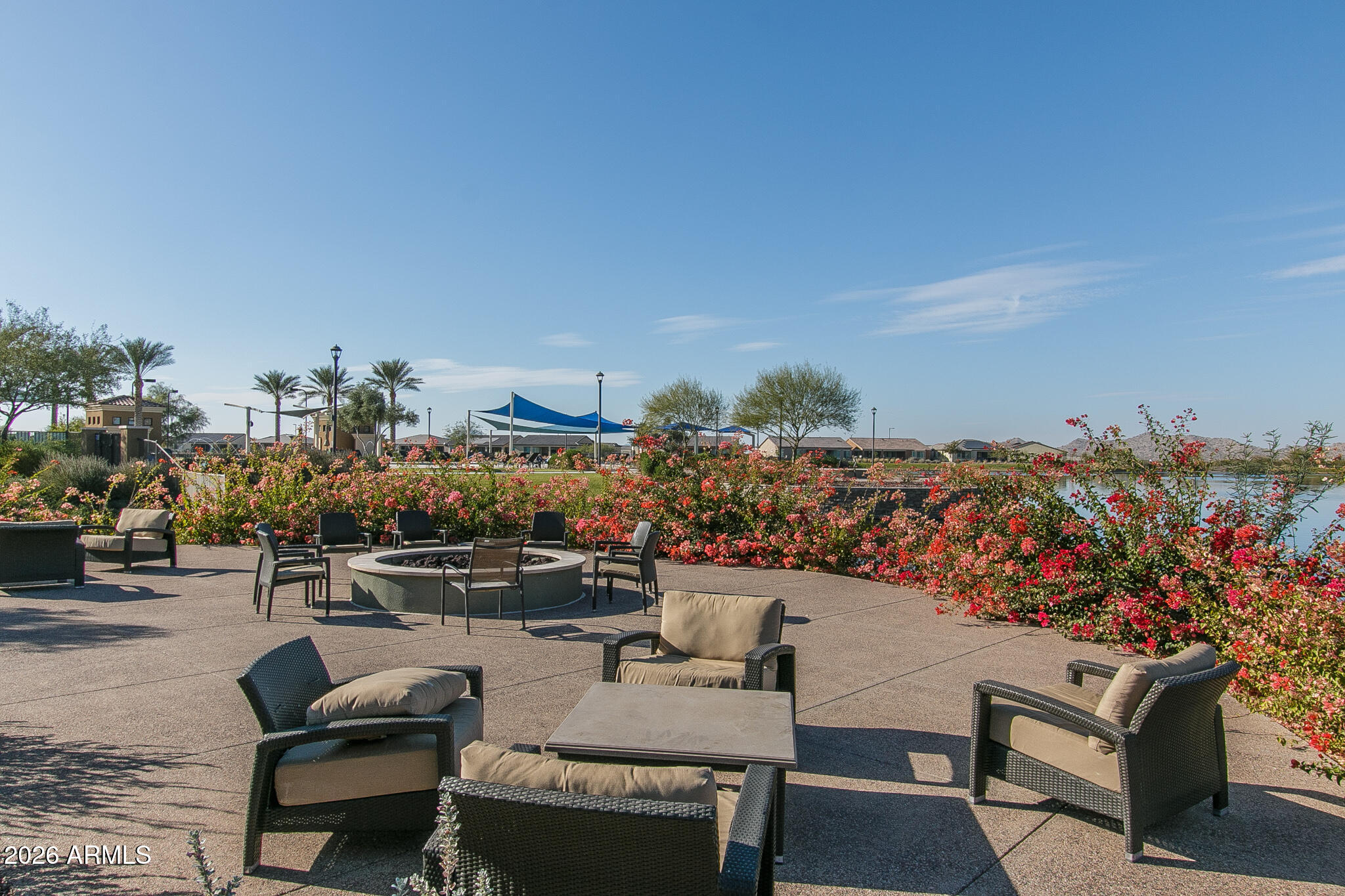 18127 West Fairview Street Goodyear, AZ 85338 - Photo 38 of 48 a terrace with outdoor seating and city view