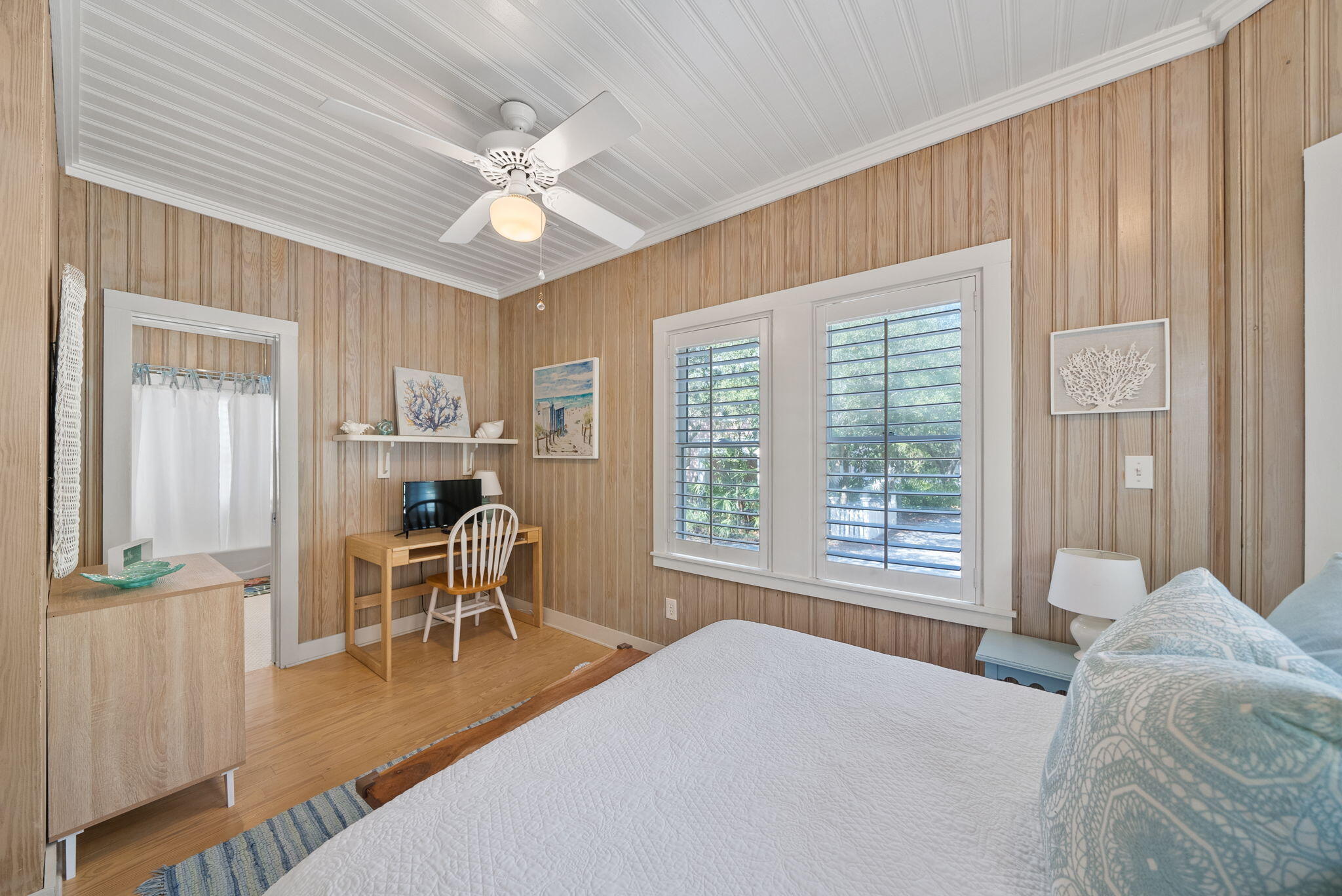 29 Rosewalk Alley Santa Rosa Beach, FL 32459 - Photo 10 of 26 a bedroom with furniture and a large window