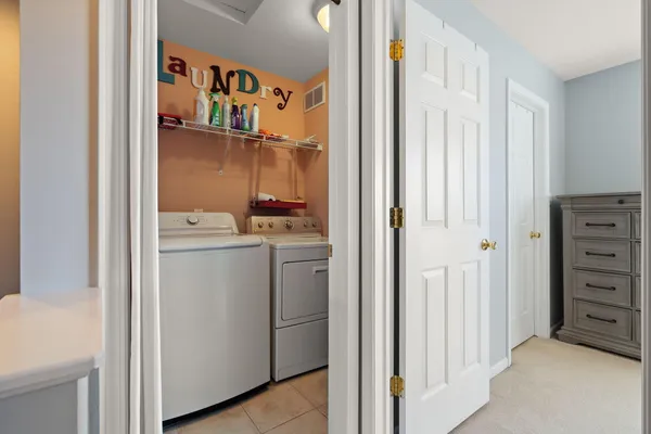 a view of storage and utility room