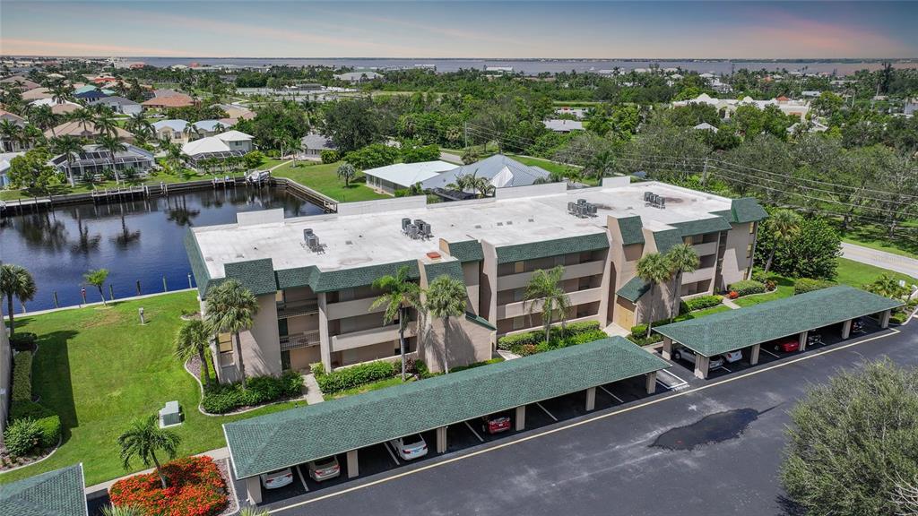601 Shreve Street, Unit 16A Punta Gorda, FL 33950 - Photo 38 of 52 an aerial view of a house with a garden