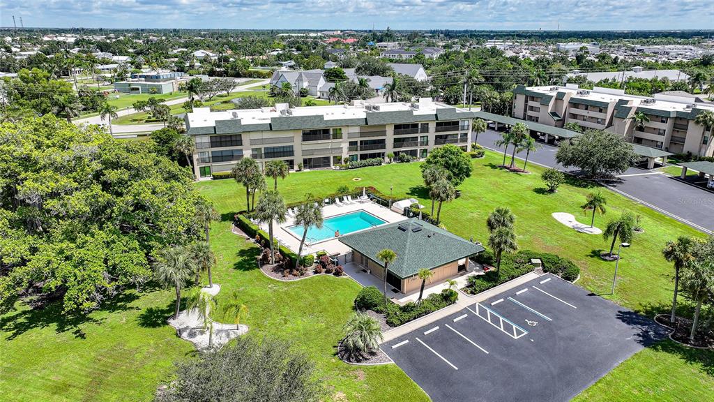 601 Shreve Street, Unit 16A Punta Gorda, FL 33950 - Photo 52 of 52 an aerial view of a house with a garden