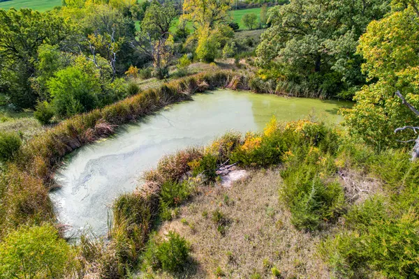 a view of an outdoor space and a lake view